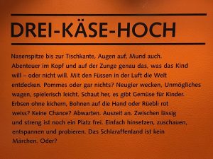 re_kreation macht die hohe kulinarische Qualität der Lebensmittel erlebbar